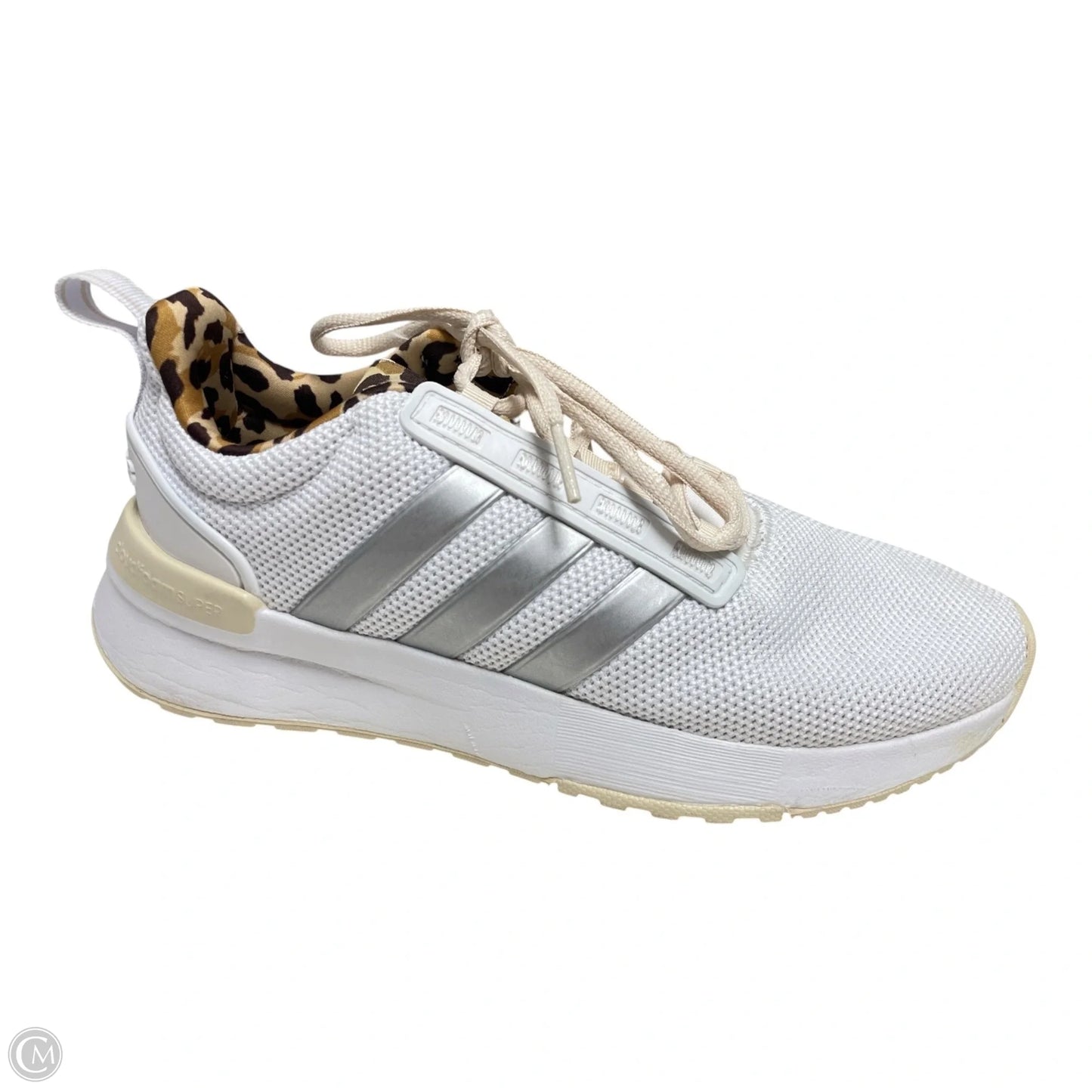 Shoes Sneakers By Adidas In Tan & White, Size: 6.5