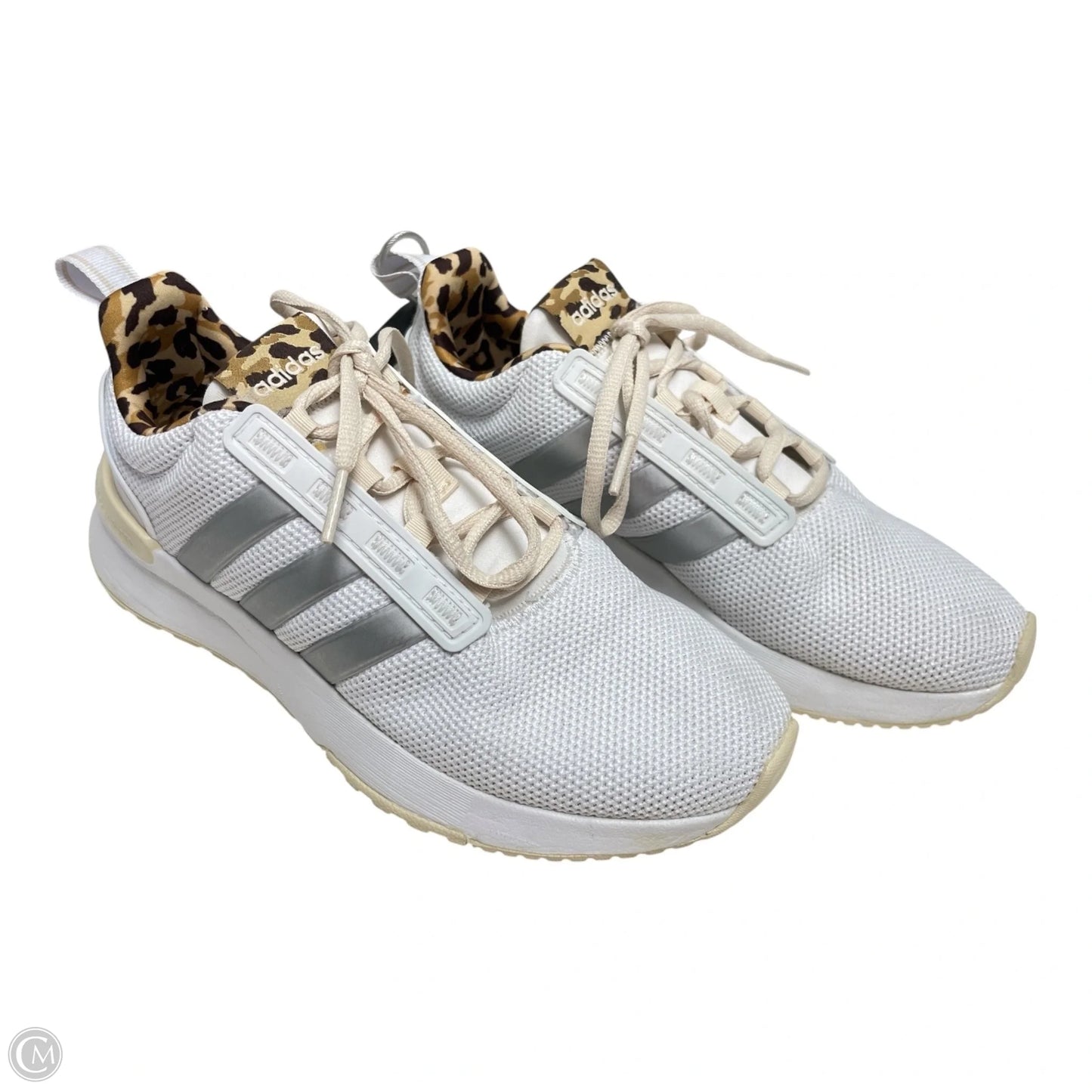 Shoes Sneakers By Adidas In Tan & White, Size: 6.5
