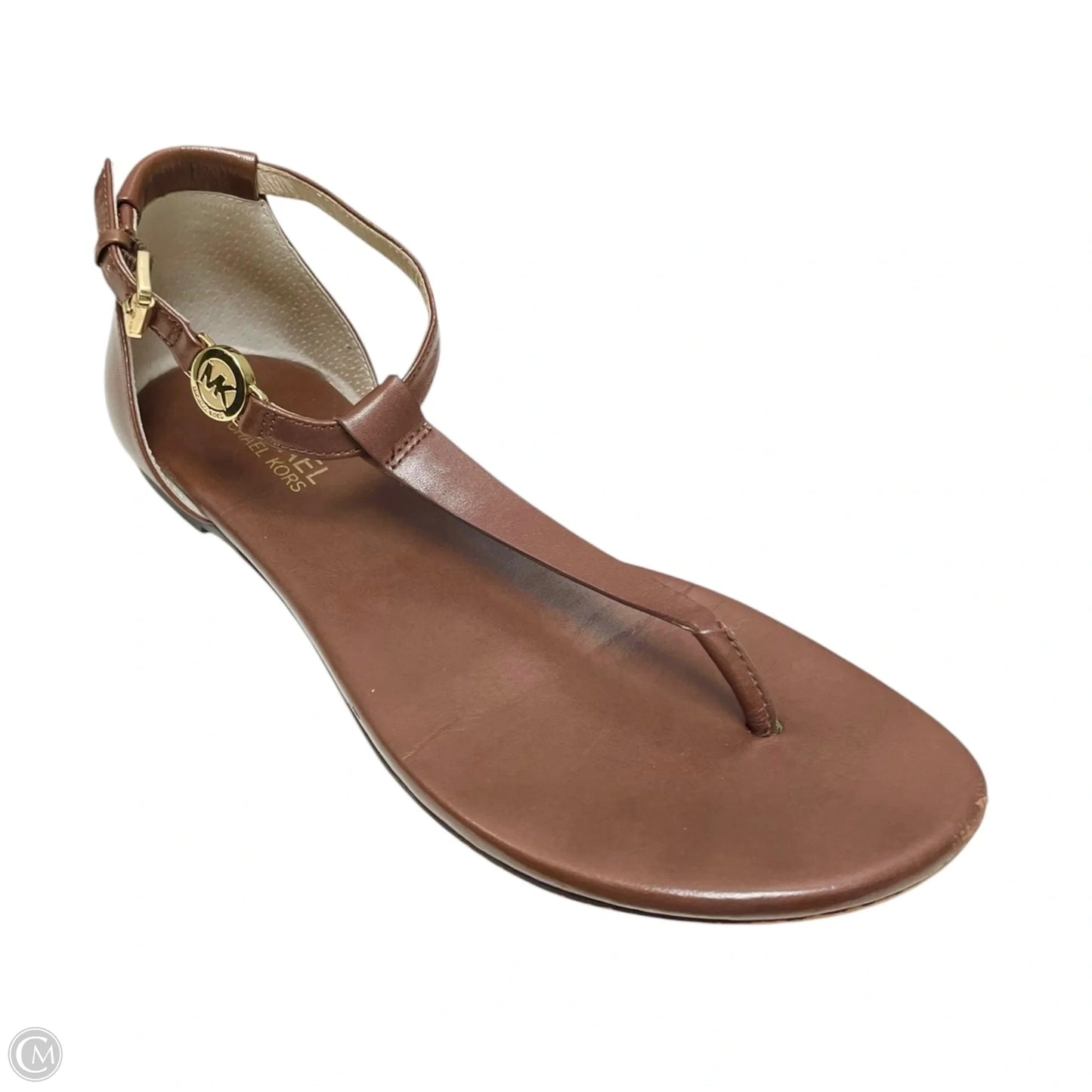 Sandals Flats By Michael By Michael Kors In Brown, Size: 6.5