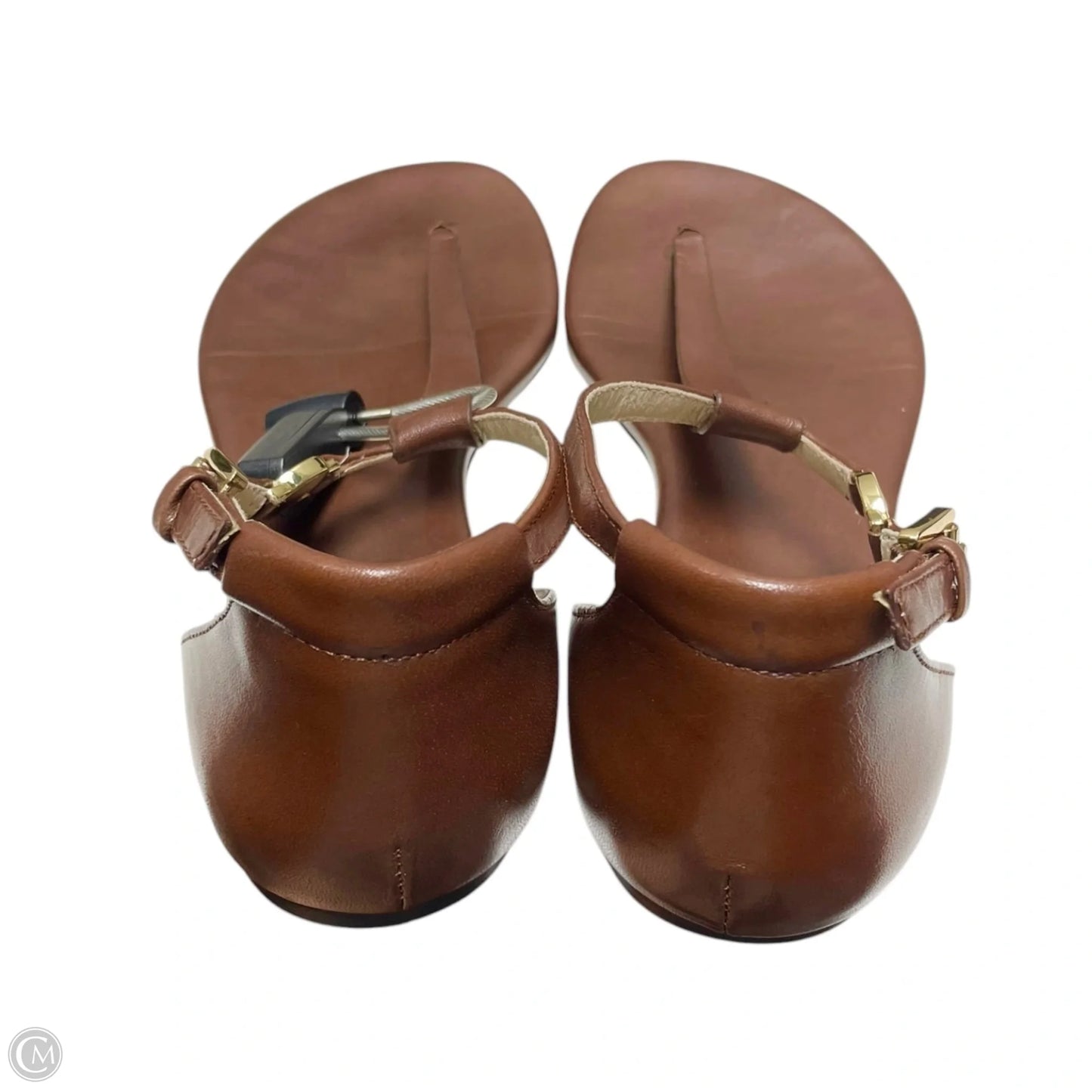 Sandals Flats By Michael By Michael Kors In Brown, Size: 6.5