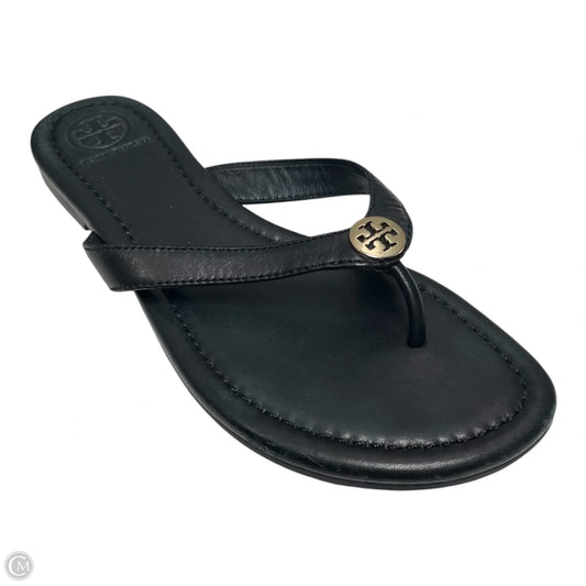 Sandals Designer By Tory Burch In Black, Size: 6.5