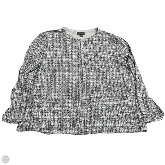 Cardigan By J. Jill In Black & White, Size: Lp