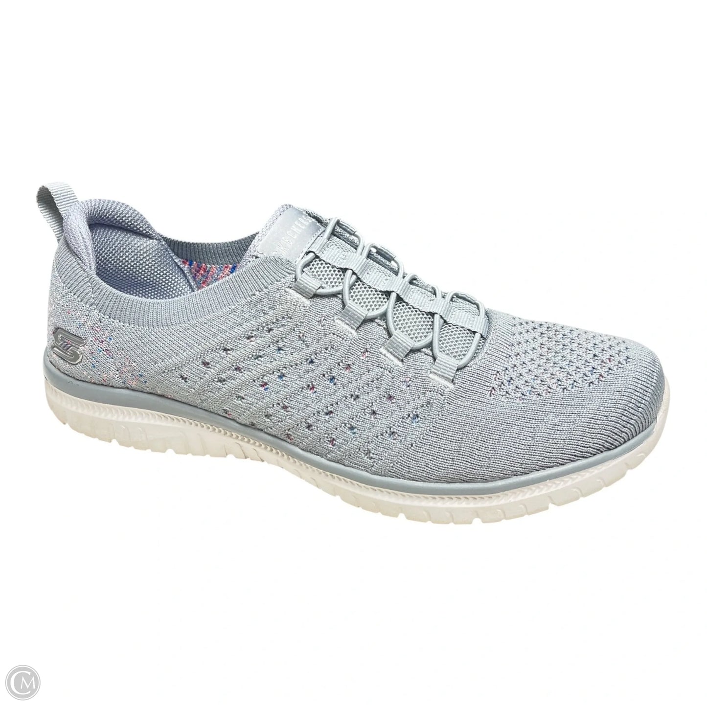 Shoes Athletic By Skechers In Grey, Size: 8.5