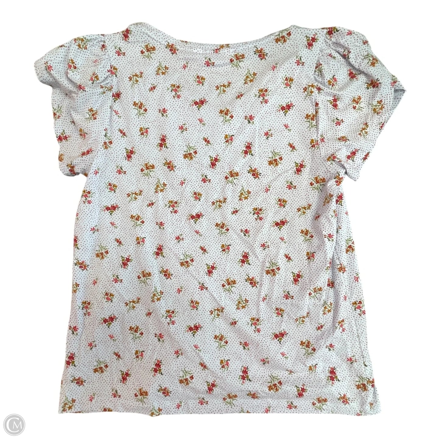 Top Short Sleeve By Lc Lauren Conrad In Blue & Pink, Size: L
