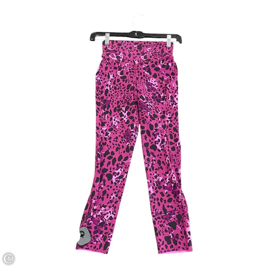 Athletic Leggings By Lululemon In Black & Purple, Size: 2