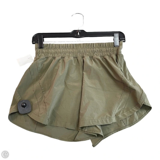 Athletic Shorts By Lululemon In Green, Size: 6