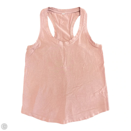 Athletic Tank Top By Lululemon In Mauve, Size: S
