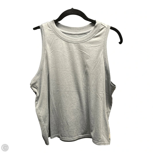 Athletic Tank Top By Vuori In Grey, Size: L
