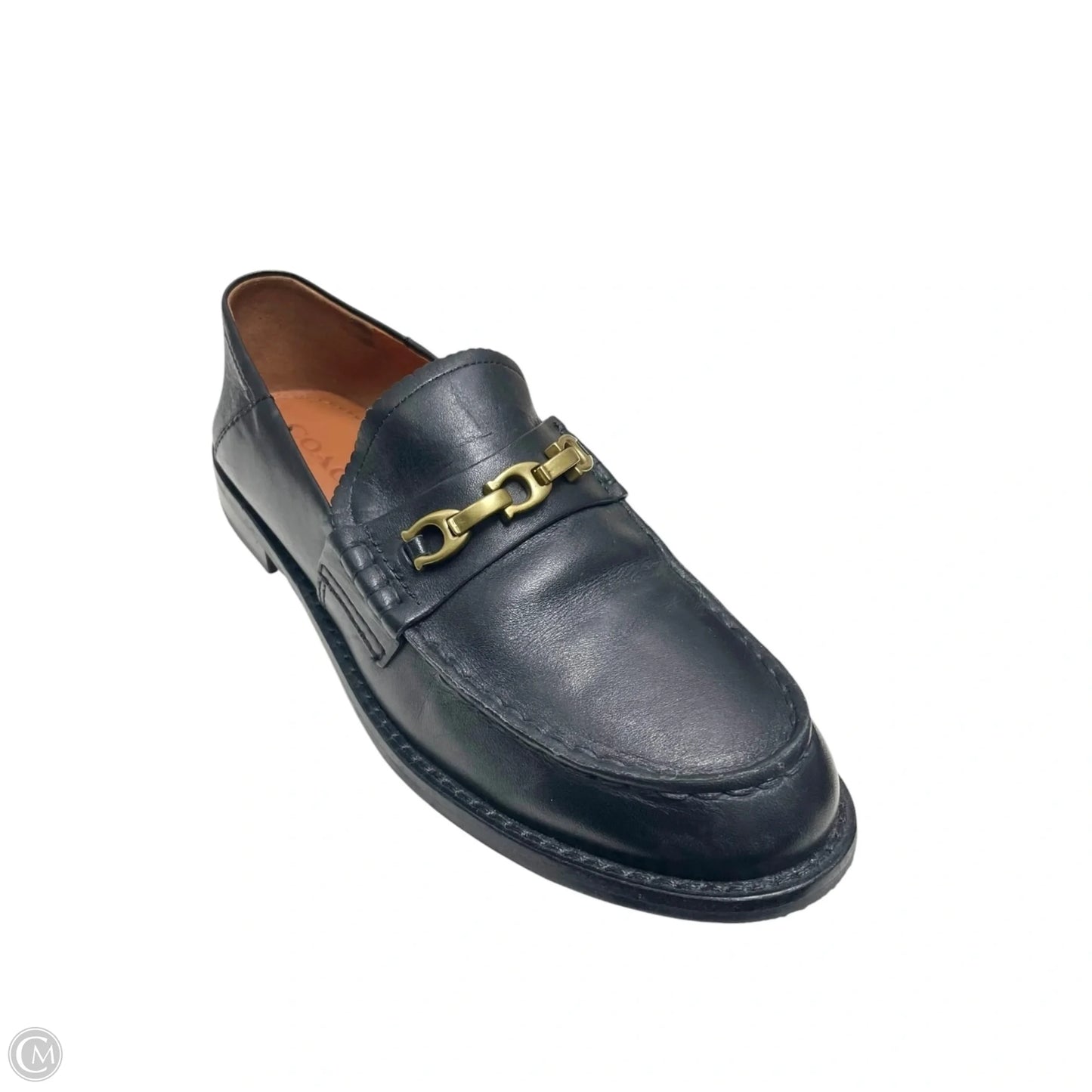 Shoes Designer By Coach In Black & Gold, Size: 6