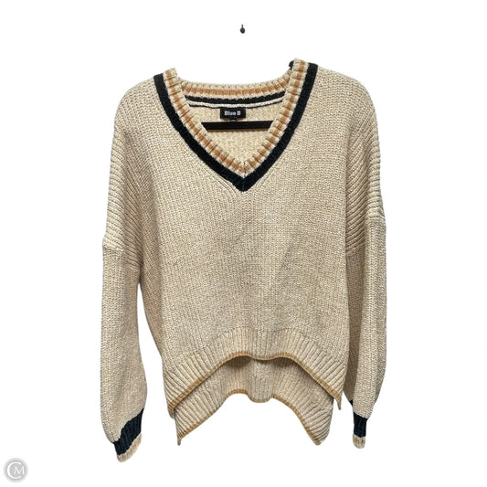 Sweater By Blue B In Beige, Size: L