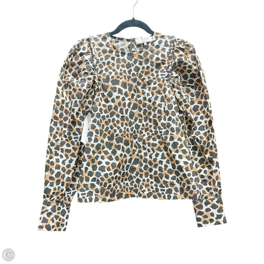Top Long Sleeve By SEA NEW YORK In Animal Print, Size: 0
