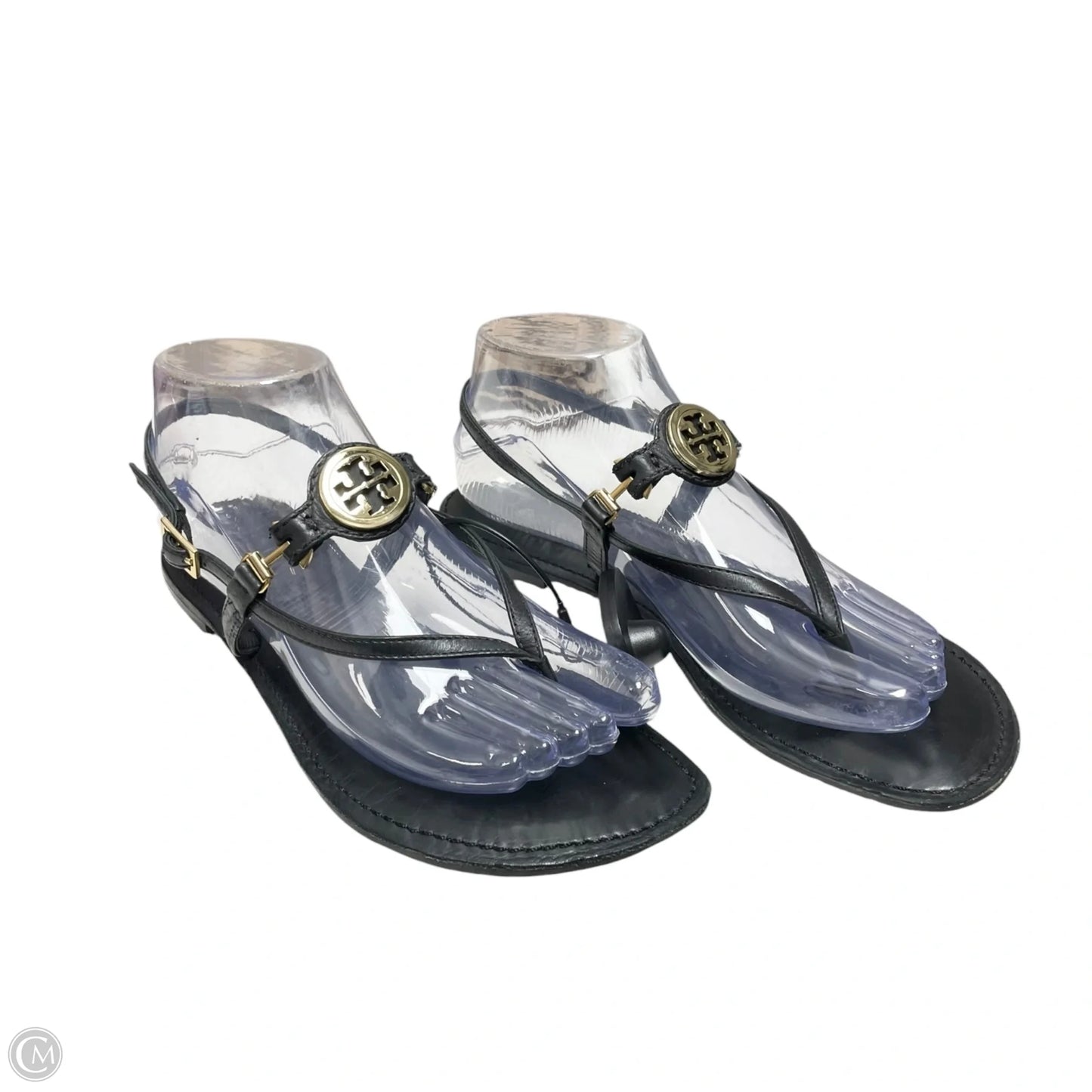 Sandals Designer By Tory Burch In Black, Size: 7.5