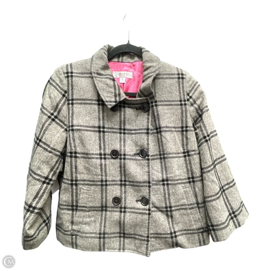 Jacket Other By Isaac Mizrahi Target In Black & Grey, Size: M
