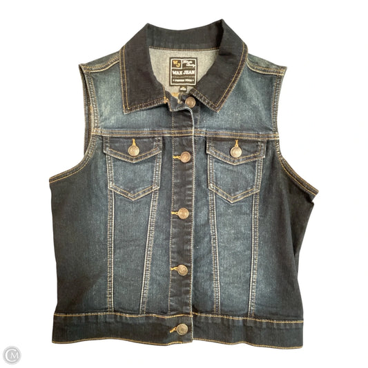 Vest Other By Wax Jean In Blue, Size: M