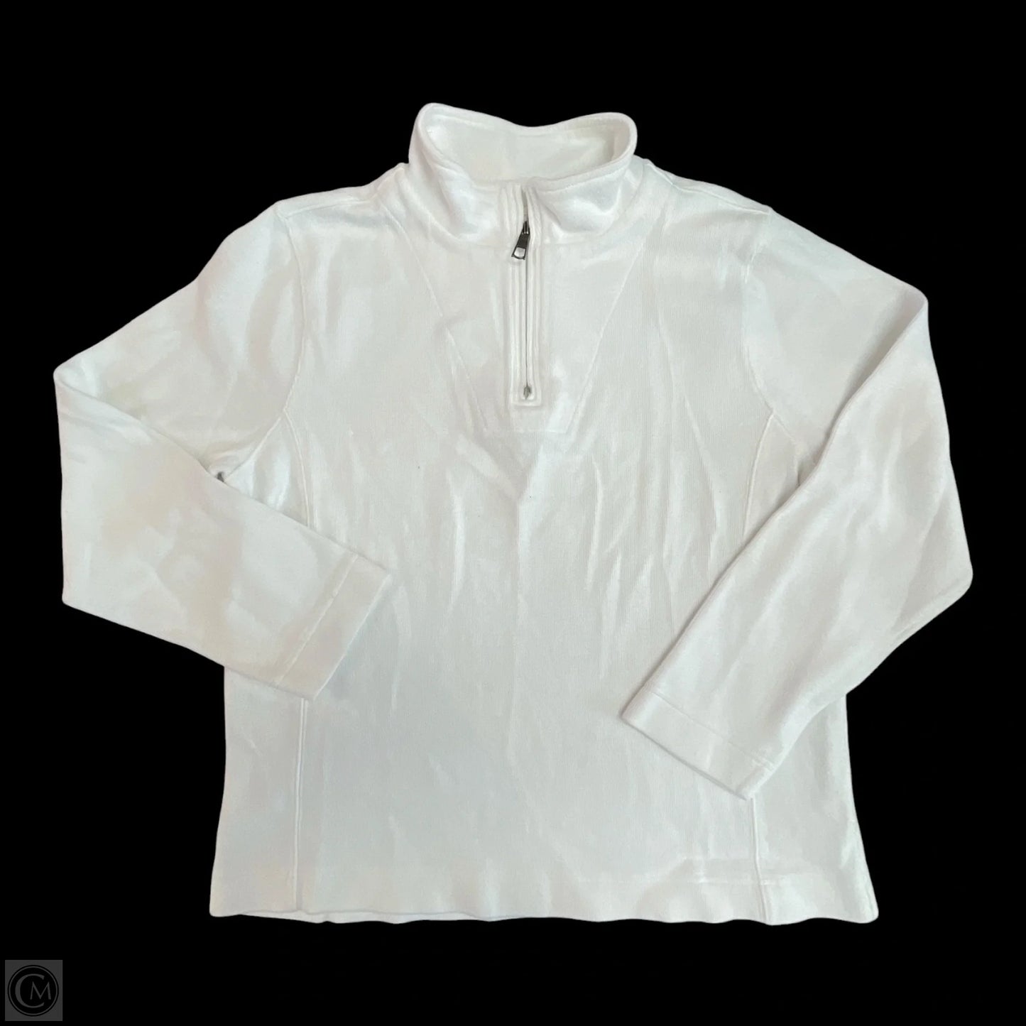 Sweatshirt Collar By Coldwater Creek In White, Size: L