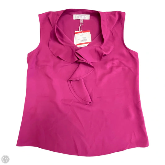Top Sleeveless By Kasper In Purple, Size: Xs
