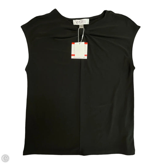 Top Sleeveless By Kasper In Black, Size: Xs