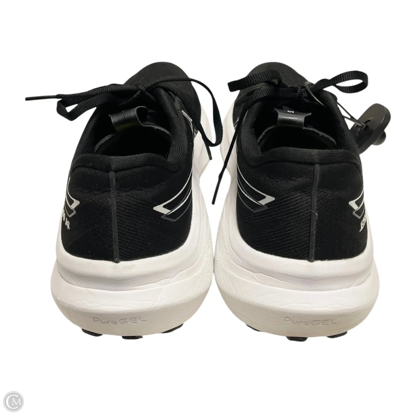Shoes Athletic By Asics In Black & White, Size: 10