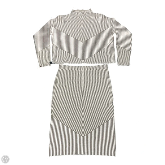 Sweater 2pc By Rachel Zoe In Tan & White, Size: L