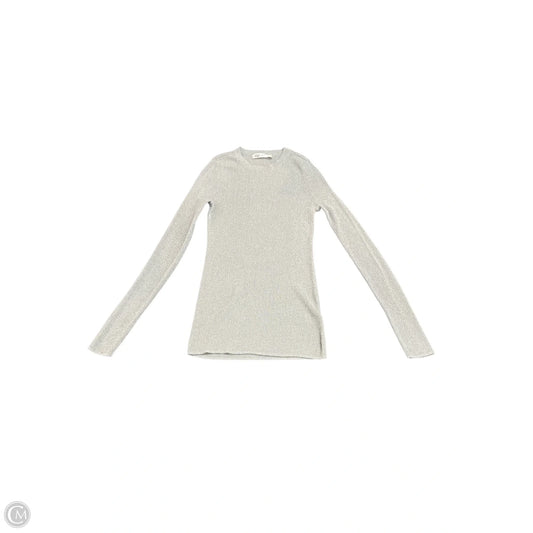Top Long Sleeve By Rd Style In Silver, Size: M
