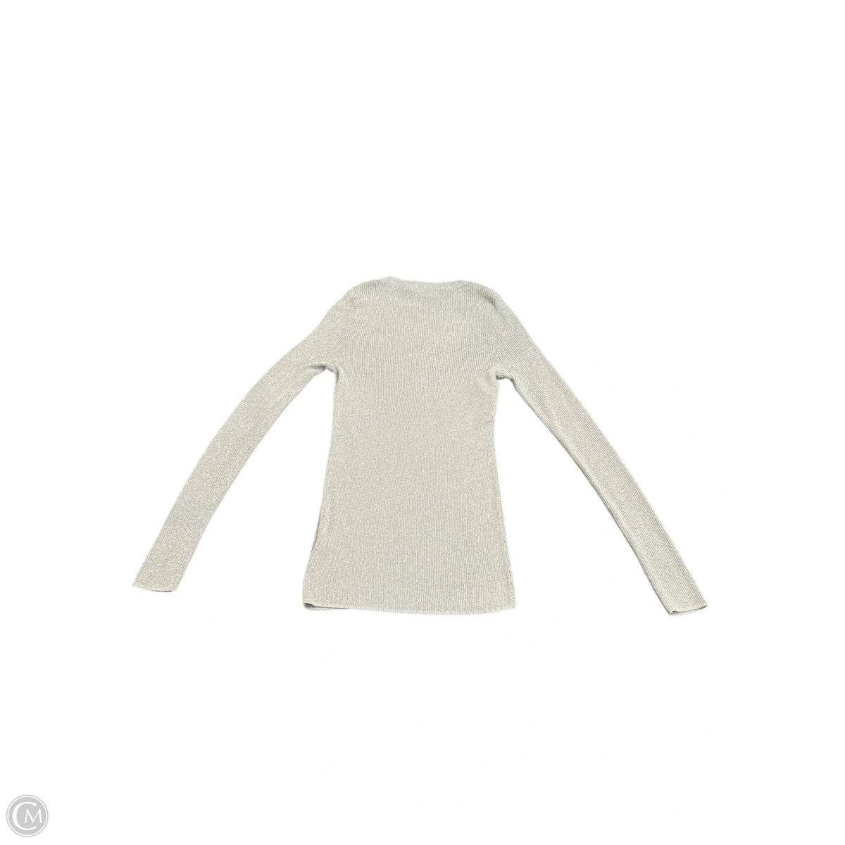 Top Long Sleeve By Rd Style In Silver, Size: M
