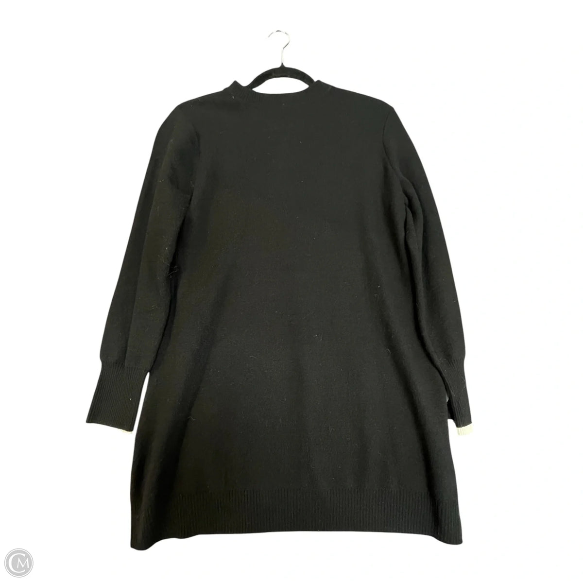 Sweater By Chicos In Black & White, Size: S