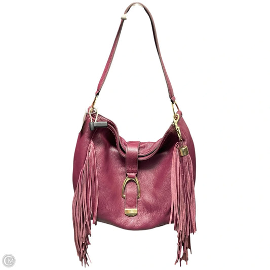 Handbag Leather By Gilli, Size: Medium