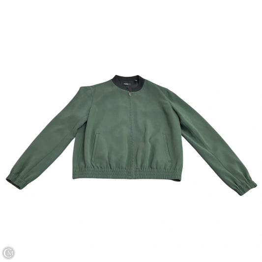 Jacket Other By Theory In Black & Green, Size: S