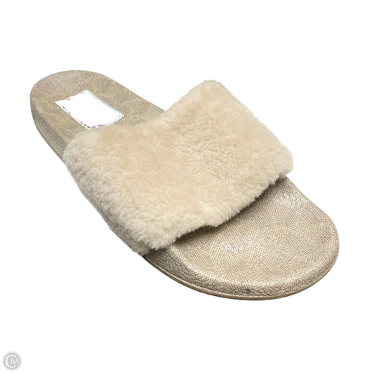 Sandals Designer By Coach In Cream, Size: 10