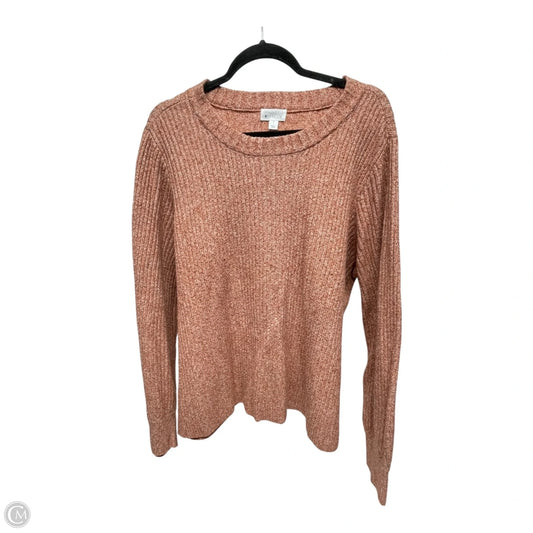 Sweater By Market & Spruce In Peach, Size: 1x