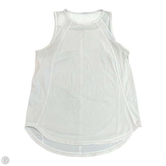 Athletic Tank Top By Lululemon In White, Size: S