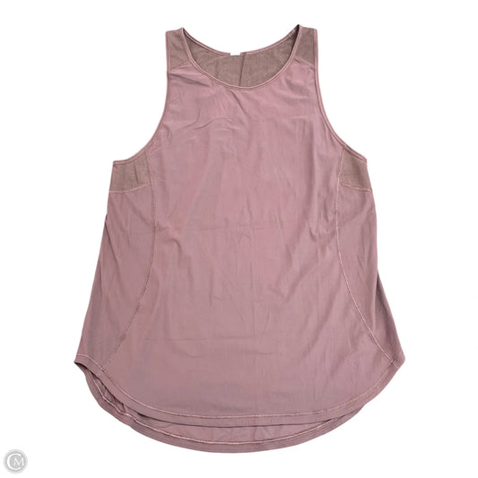 Athletic Tank Top By Lululemon In Purple, Size: S