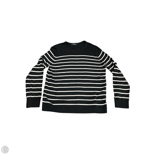 Sweater By Banana Republic In Black & White, Size: L