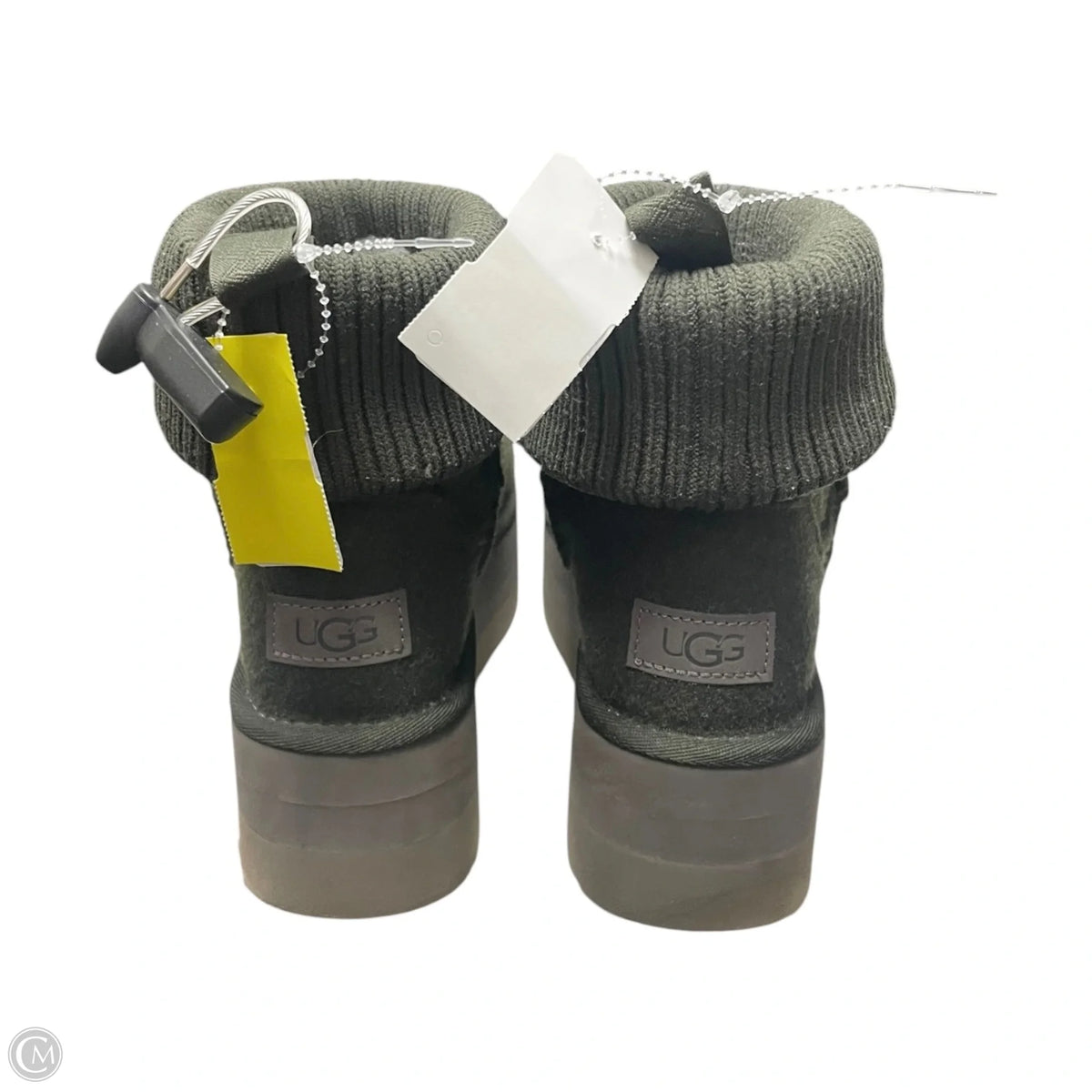 Boots Designer By Ugg In Green, Size: 8
