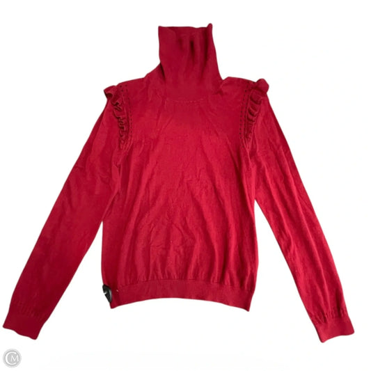 Sweater Designer By Kate Spade In Red, Size: L