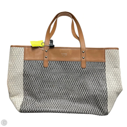 Tote By Fossil, Size: Medium