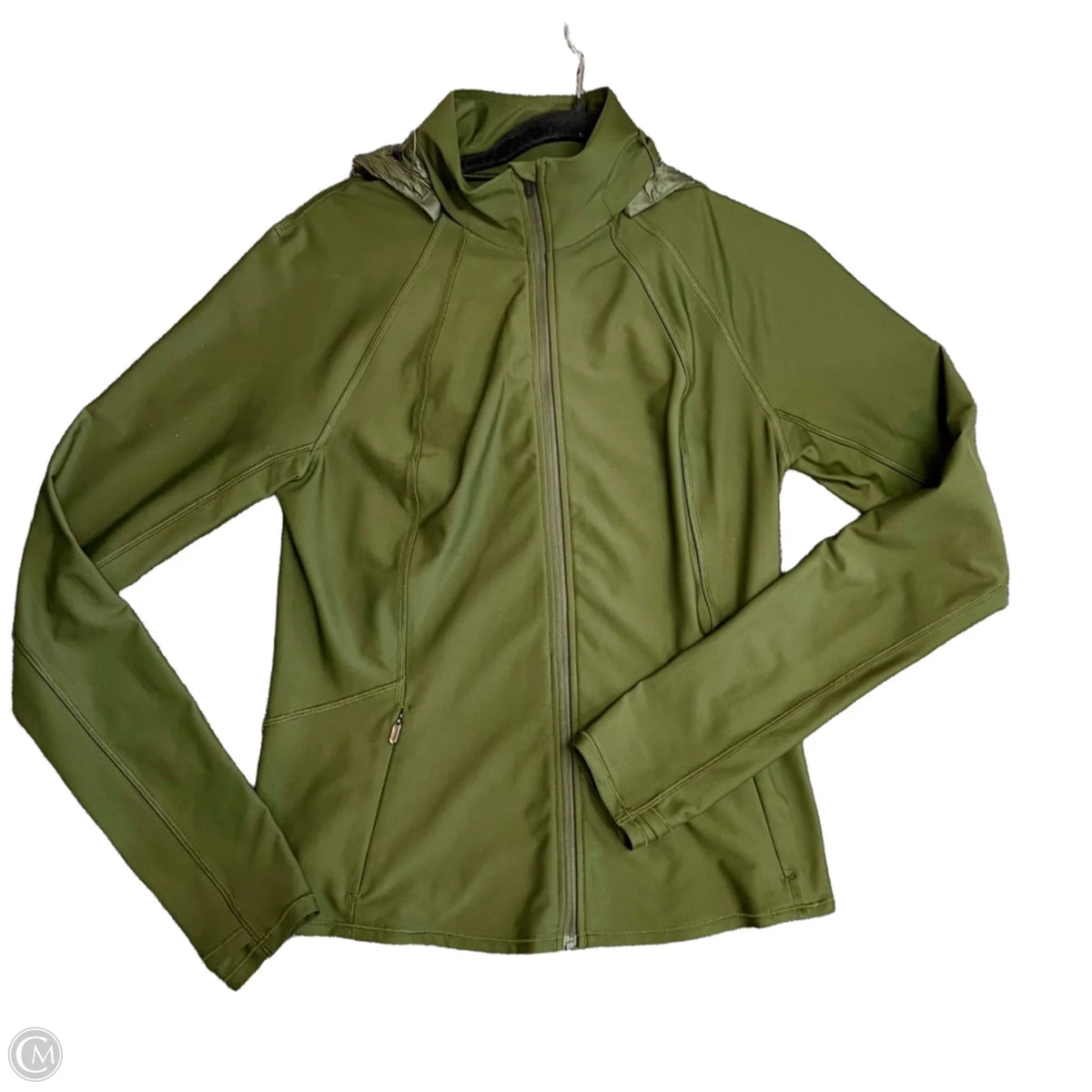 Athletic Jacket By Athleta In Green, Size: M
