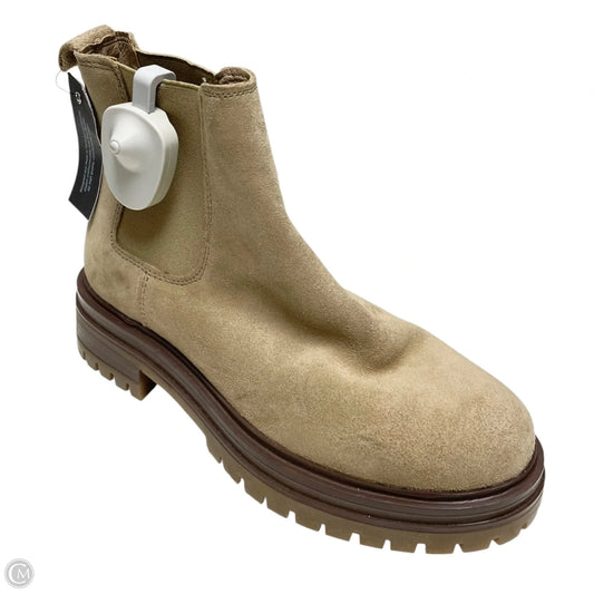 Boots Ankle Heels By AVELLINI In Tan, Size: 7.5