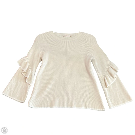 Sweater Designer By Tory Burch In Beige, Size: Xs