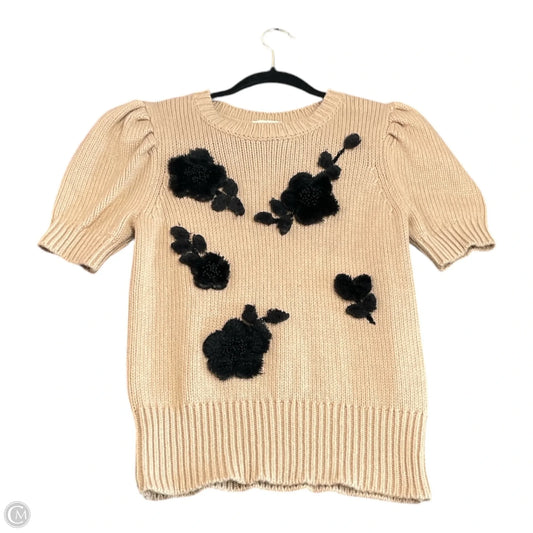 Sweater Designer By Kate Spade In Black & Brown, Size: Xs