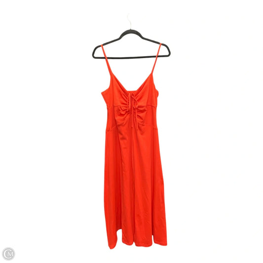 Dress Casual Short By Susana Monaco In Orange, Size: L