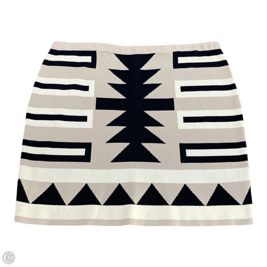 Skirt Mini & Short By Rachel Roy In Black & Tan, Size: Xxl