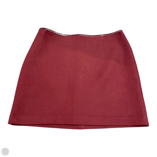 Skirt Mini & Short By White House Black Market In Red, Size: 12