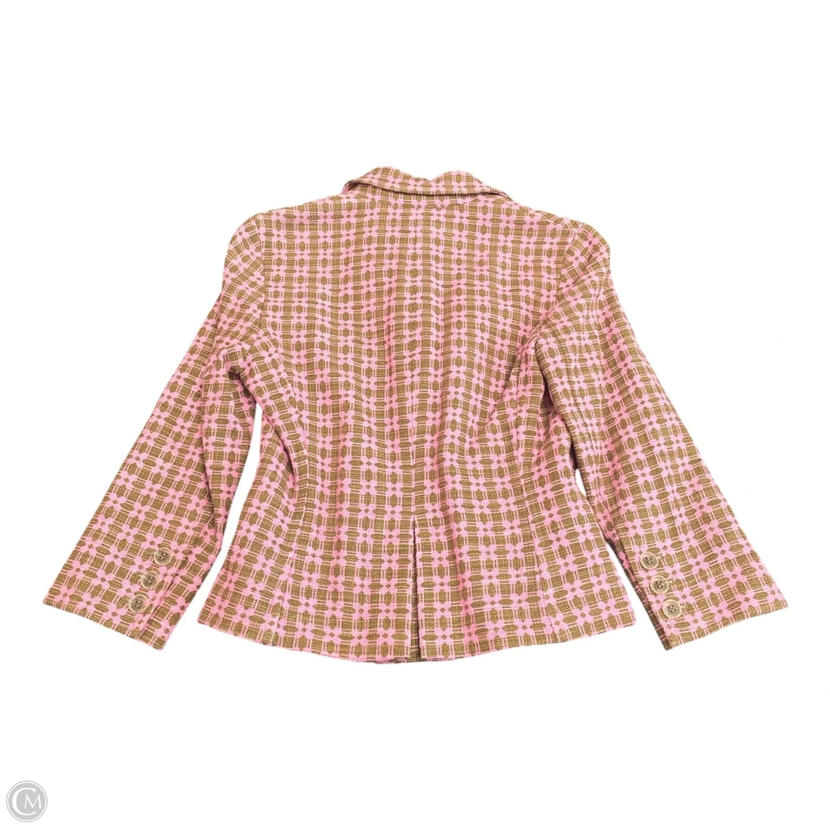 Blazer By Express In Pink & Tan, Size: 2