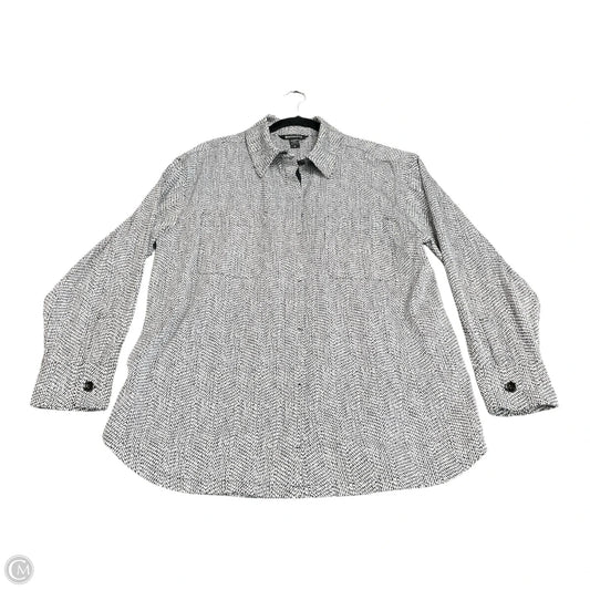 Jacket Other By Athleta In Black & White, Size: L
