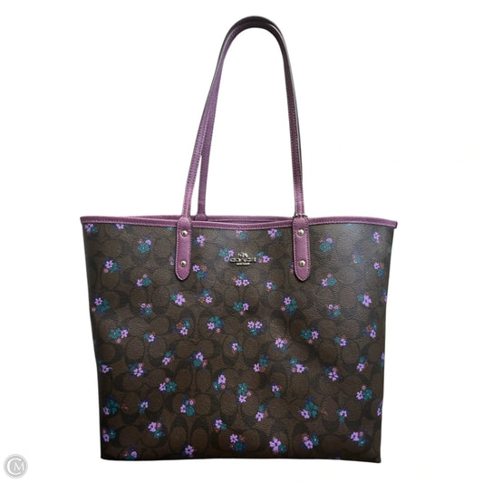 Tote Designer By Coach, Size: Medium