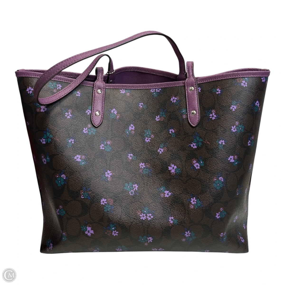 Tote Designer By Coach, Size: Medium
