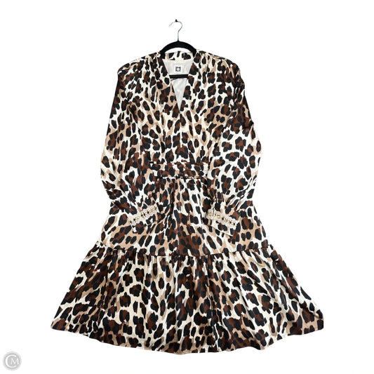 Dress Casual Short By Anne Klein In Animal Print, Size: M
