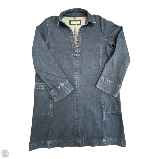 Dress Casual Short By Loft In Blue, Size: M