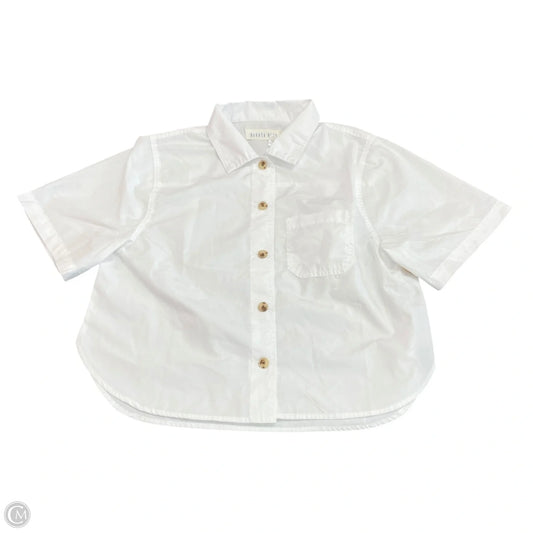 Top Short Sleeve By Dakota Blue In White, Size: S